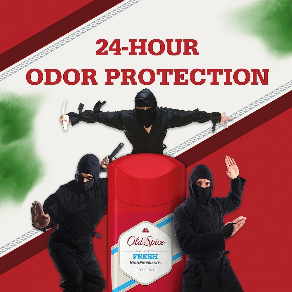 Désodorisant Old Spice High Endurance pour hommes, parfum Frais