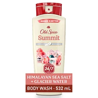 Men's Body Wash for Men, Summit Scent, 24/7 Shower Fresh, Exfoliation + Moisturization