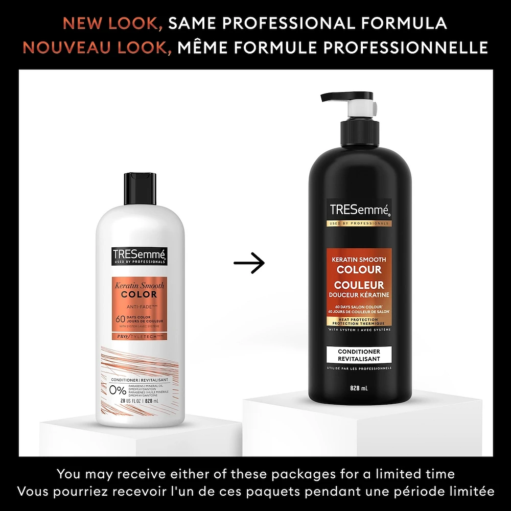 Keratin Smooth Colour Conditioner for coloured hair Anti-Fade formulated with Pro Style Technology