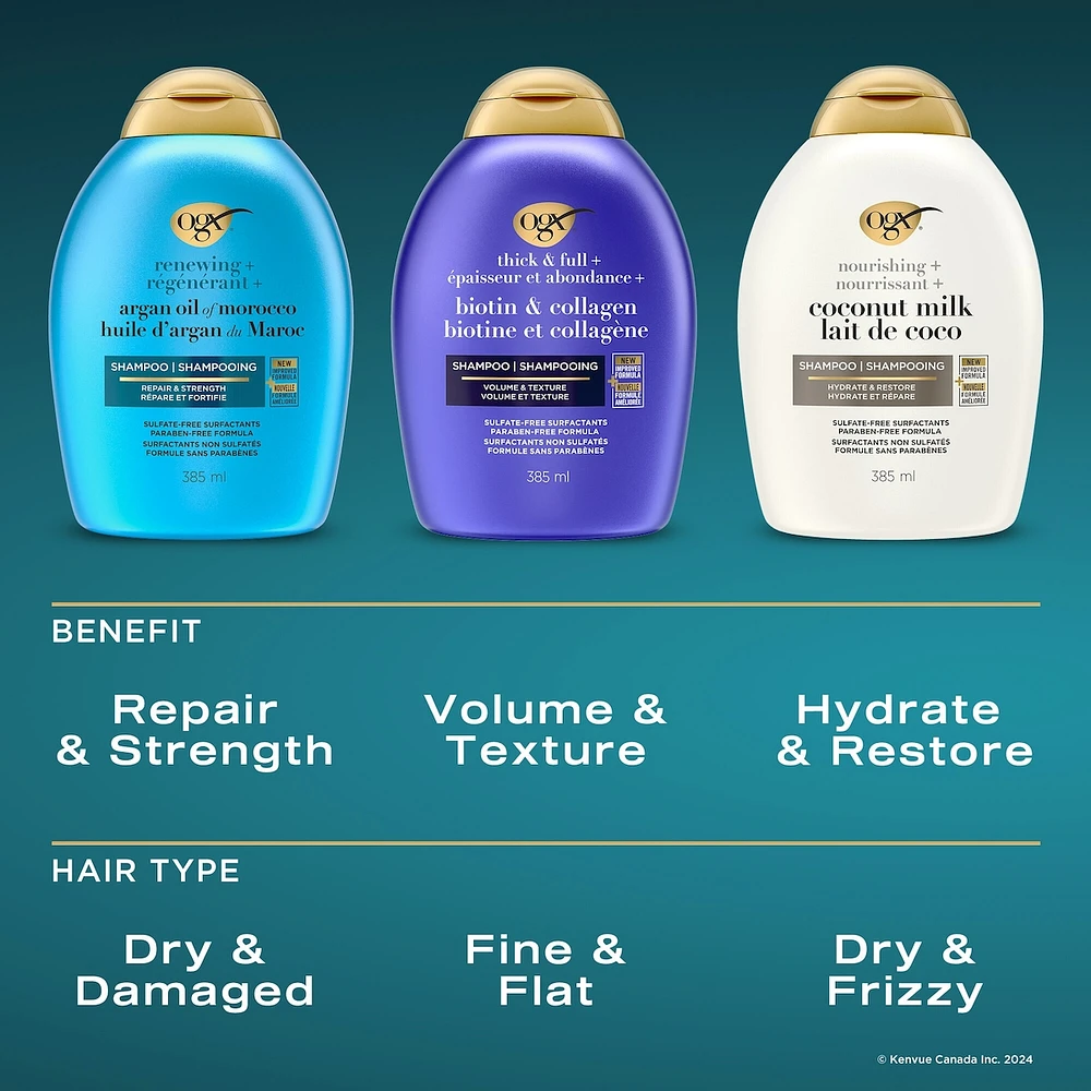 Shampooing régénérant + huile d’argan du Maroc,