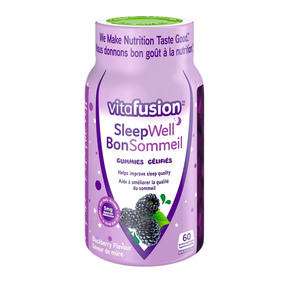 Sleepwell Gummy Supplements with Melatonin