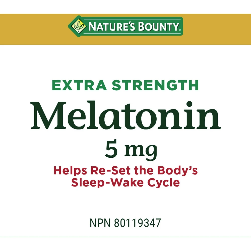 Mélatonine 5 Mg Aide À Rajuster Les Cycles Veille-Sommeil Format Économique Élules
