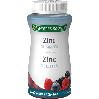 Zinc,15 mg, 60 Gummies