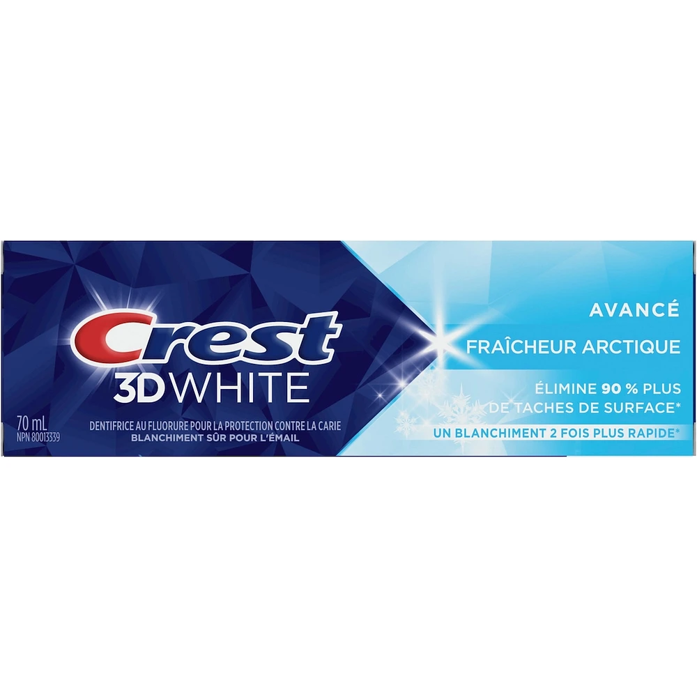 Crest 3D White Advanced, Teeth Whitening Toothpaste Arctic Fresh