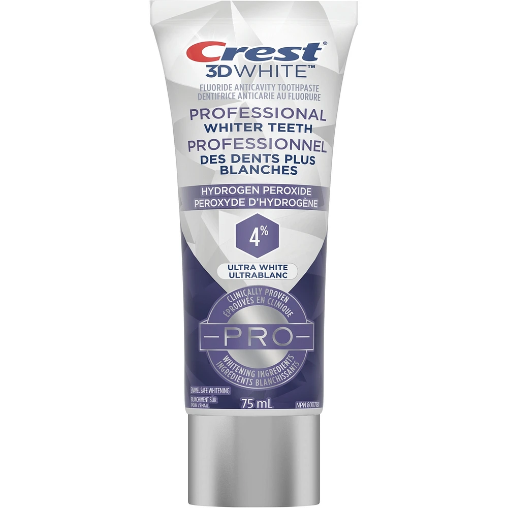 Crest 3D White Professional Ultra White Toothpaste 75 ml
