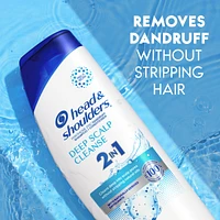 Shampooing et revitalisant 2 en 1 Head & Shoulders Nettoyage en profondeur du cuir chevelu