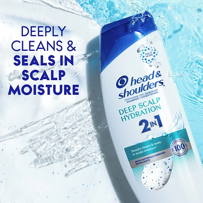 Shampooing et revitalisant 2 en 1 Head & Shoulders Hydratation en profondeur du cuir chevelu