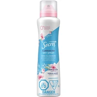 Dry Spray Aluminum Free Deodorant for Women, Cherry Blossom