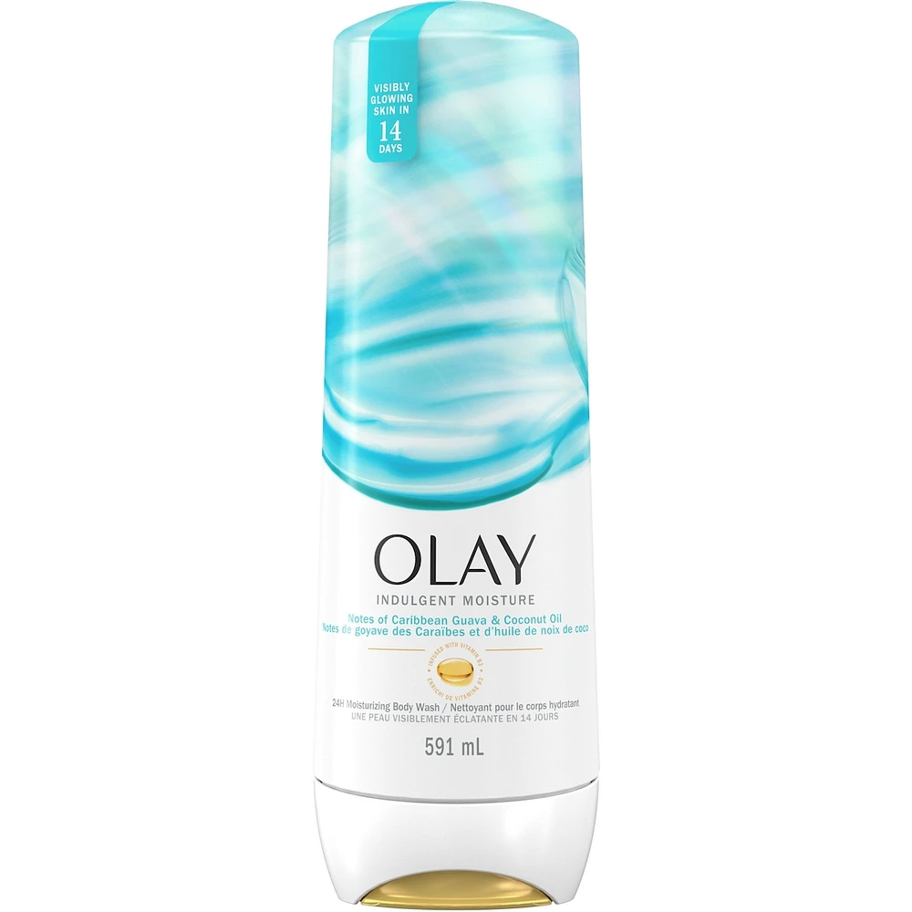 Indulgent Moisture Body Wash Infused with Vitamin B3, Notes of Guava and Coconut