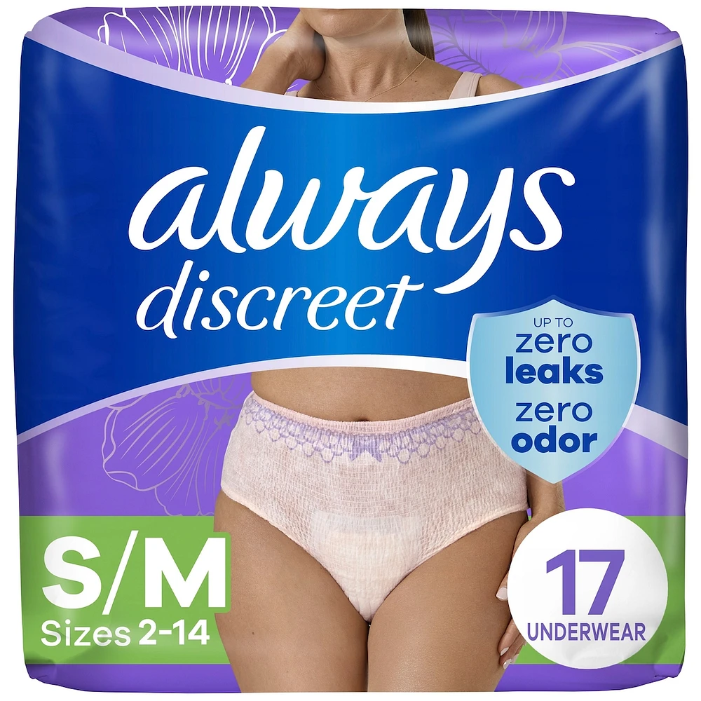 Culottes d’incontinence et de post-partum pour adultes, protègent jusqu’à 100% contre les fuites urinaires, pour femmes, taille P/M
