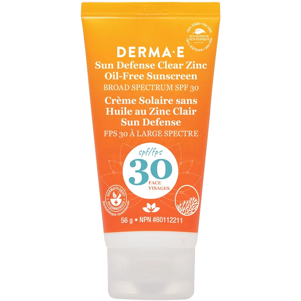 Sun Defense Clear Zinc Oil-Free Sunscreen SPF30 Face