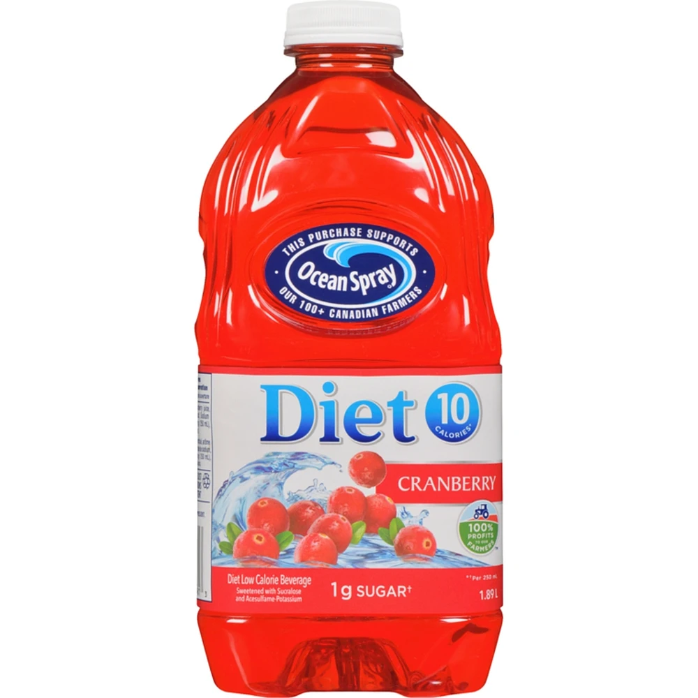 Jus de canneberges diète