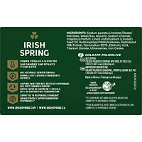 Irish Spring Moisture Blast Deodorant Bar Soap for Men, 104.7 g, 6 Pack