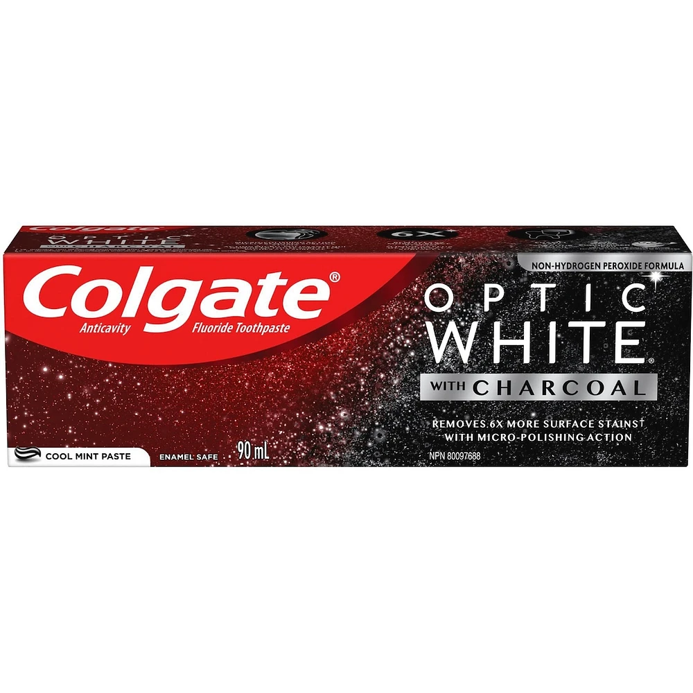 Colgate Dentifrice Optic White CHARBON 90ml