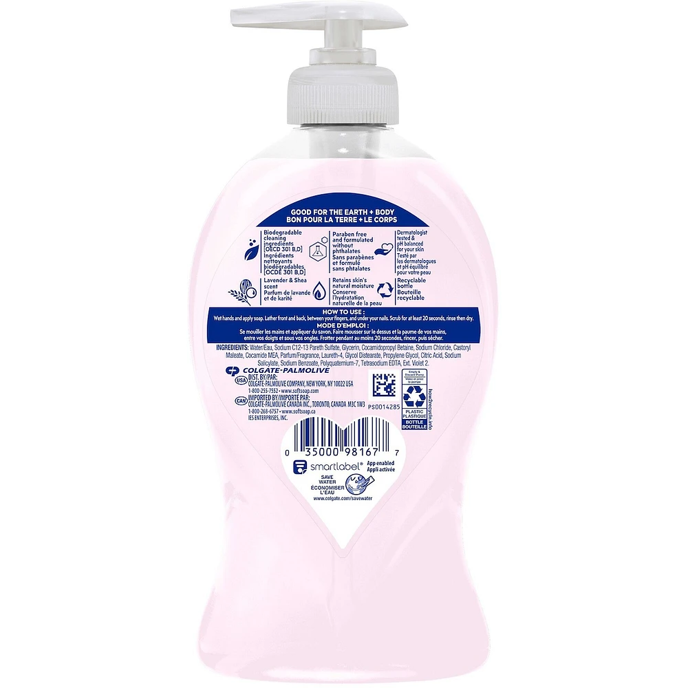 Softsoap Deeply Moisturizing Liquid Hand Soap, Lavender & Shea Butter - 332 ML