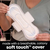 Clean & Secure Overnight Maxi Pads with Wings