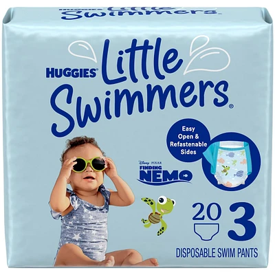Little Swimmers Swim Diapers, Size 3 Small