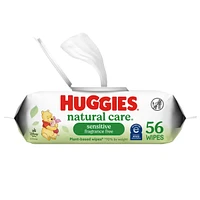 Natural Care Sensitive Baby Wipes, Unscented, 1 Flip-Top Pack