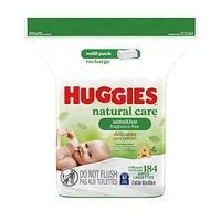 Natural Care Sensitive Baby Wipes, Unscented, 1 Refill Pack