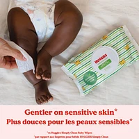 Natural Care Sensitive Baby Wipes, Unscented, 1 Refill Pack