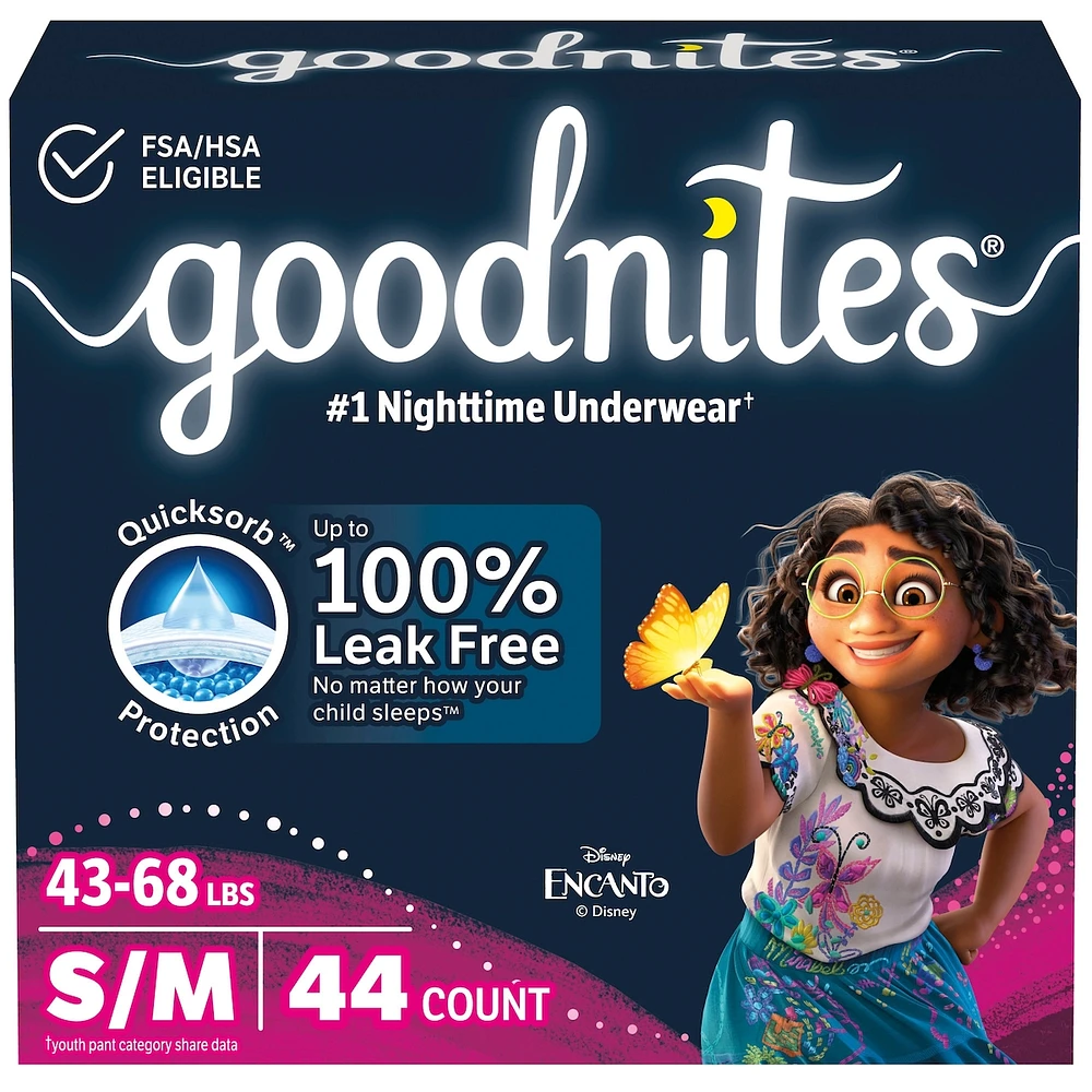 Girls' Nighttime Bedwetting Underwear