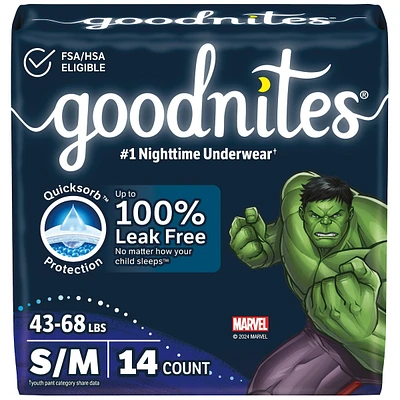 Boys' Nighttime Bedwetting Underwear