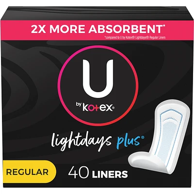 Lightdays Plus Liners, Regular, Fragrance-Free