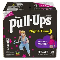Pull-Ups Girls' Night-Time Potty Training Pants, 3T-4T, 60 Ct