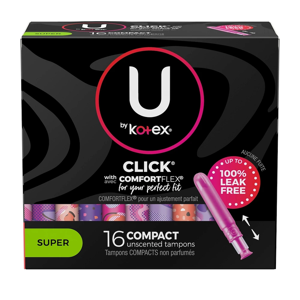 Click Compact Tampons, Super