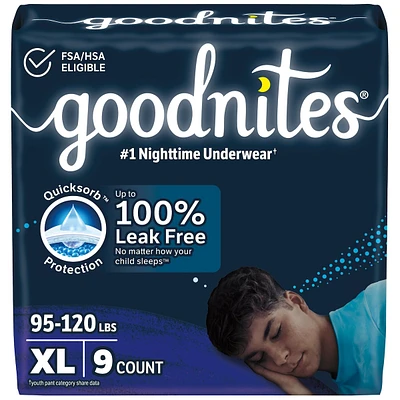 Boys' Nighttime Bedwetting Underwear
