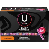 Click Compact Tampons, Super Plus
