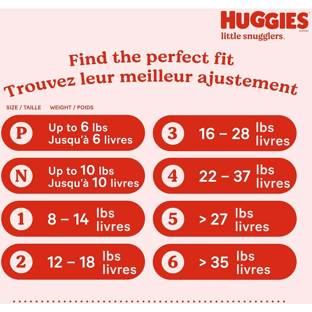 Huggies Little Snugglers Baby Diapers, Size Newborn, 76 Count