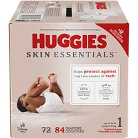 Skin Essentials Baby Diapers, Size 1 (8-14 lbs)