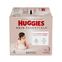 Skin Essentials Baby Diapers, Size 3 (16-28 lbs), 66 Ct