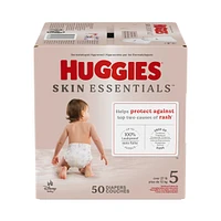 Skin Essentials Baby Diapers, Size 5 (27+ lbs), 50 Ct