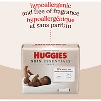 Skin Essentials Baby Wipes, 6 Flip Top Packs
