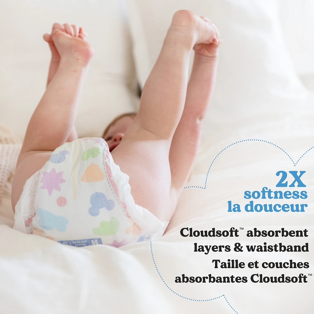 Couches pour bébés  Snug & Dry, taille 1 (4 à 6 kg [8 à 14 livres]), 44 couches
