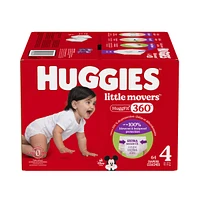 Couches pour bébé Little Movers HuggFit 360° avec ceinture à 360