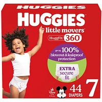 Couches pour bébé Little Movers HuggFit 360° avec ceinture à 360
