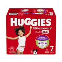 Couches pour bébé Little Movers HuggFit 360° avec ceinture à 360