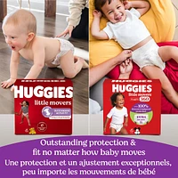 Couches pour bébé Little Movers HuggFit 360° avec ceinture à 360