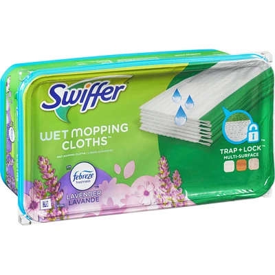 Wet Mopping Cloths Refills Febreze Freshness Lavender Vanilla & Comfort