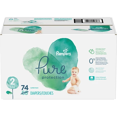 Pure Protection Diapers Size 2 74 Count