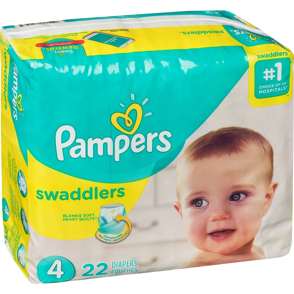 PAMPERS SWADDLER S4 JUMBO 4/22