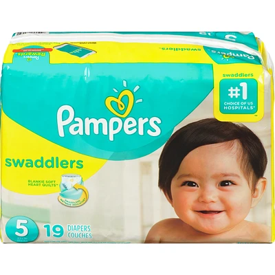 Pampers Swaddlers Diapers Size 5 19 Count