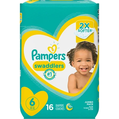 Pampers Swaddlers Diapers Size Count