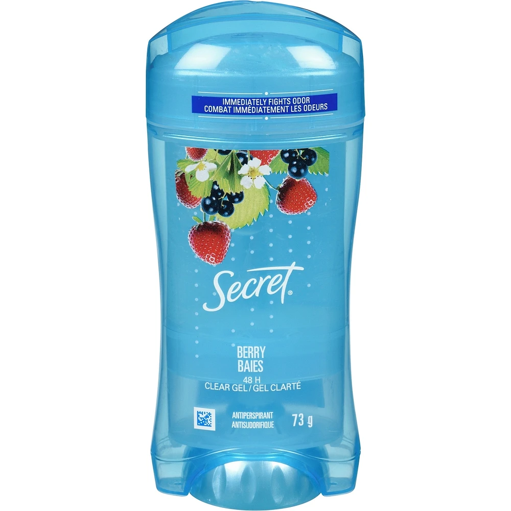 Antisudorifique et désodorisant gel clarté, parfum Baies