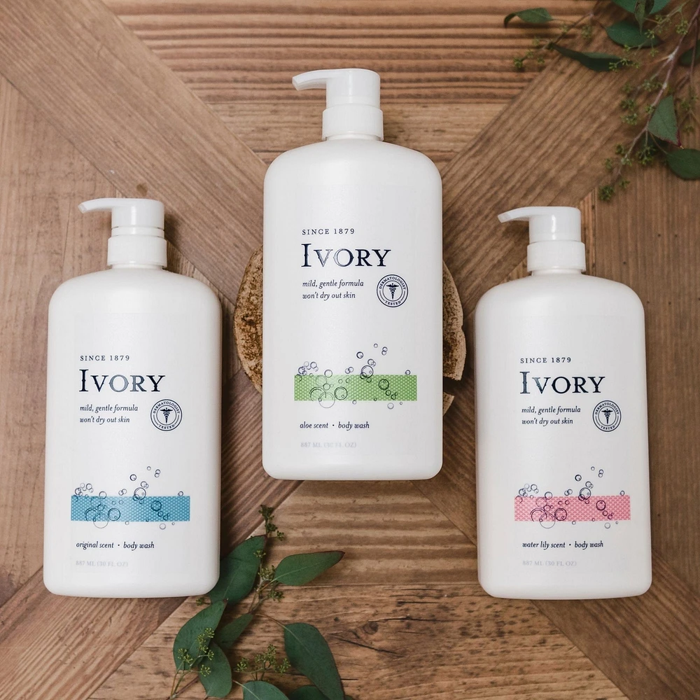 Ivory Body Wash Aloe Scent 621 mL