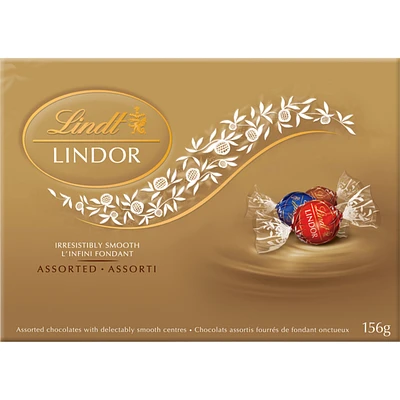Truffes LINDOR assorties de Lindt – Boîte 156 g