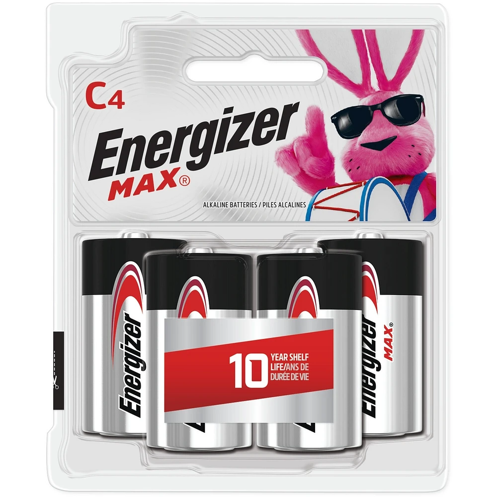 Piles alcalines C Energizer MAX